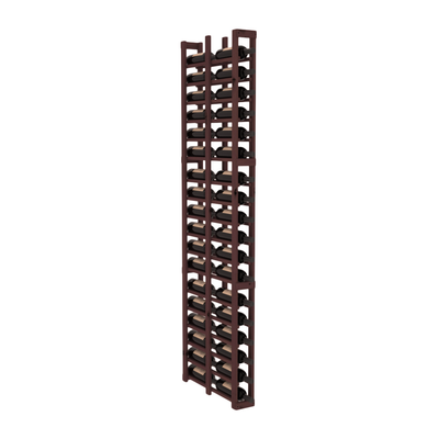 InstaCellar - 1 Column Double Deep Rack in Knotty Alder Walnut stained without WineSafe™ Satin Sealant