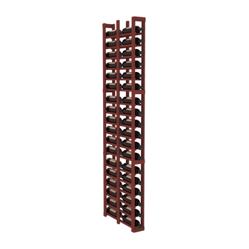InstaCellar - 1 Column Double Deep Rack in Grand Mahogany Cherry stained without WineSafe™ Satin Sealant