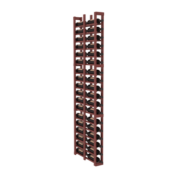 InstaCellar - 1 Column Double Deep Rack in Grand Mahogany Cherry stained with WineSafe™ Satin Sealant