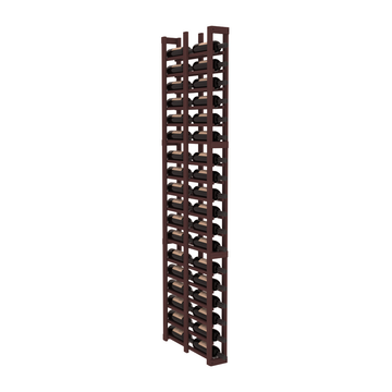 InstaCellar - 1 Column Double Deep Rack in Grand Mahogany Walnut stained without WineSafe™ Satin Sealant
