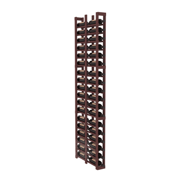 InstaCellar - 1 Column Double Deep Rack in Ponderosa Pine Walnut stained without WineSafe™ Satin Sealant