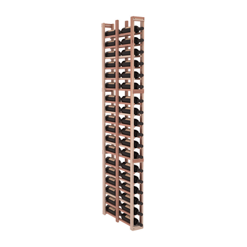 InstaCellar - 1 Column Double Deep Rack in Premium Redwood Unstained with WineSafe™ Satin Sealant