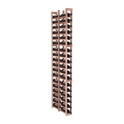 InstaCellar - 1 Column Double Deep Rack in Premium Redwood Unstained with WineSafe™ Satin Sealant