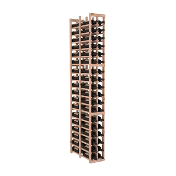 InstaCellar - 2 Column Double Deep Rack in Knotty Alder Unstained without WineSafe™ Satin Sealant