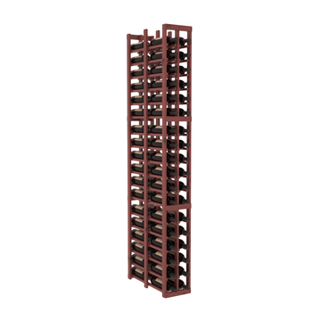 InstaCellar - 2 Column Double Deep Rack in Knotty Alder Cherry stained with WineSafe™ Satin Sealant