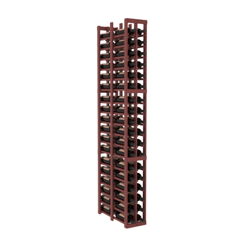 InstaCellar - 2 Column Double Deep Rack in Grand Mahogany Cherry stained with WineSafe™ Satin Sealant