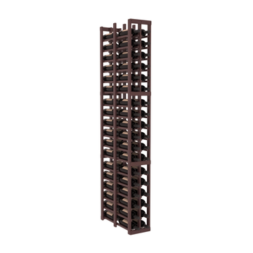 InstaCellar - 2 Column Double Deep Rack in Grand Mahogany Walnut stained with WineSafe™ Satin Sealant