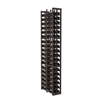 InstaCellar - 2 Column Double Deep Rack in Grand Mahogany Black stained with WineSafe™ Satin Sealant