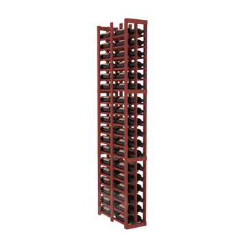 InstaCellar - 2 Column Double Deep Rack in Ponderosa Pine Cherry stained without WineSafe™ Satin Sealant