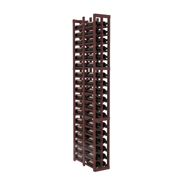 InstaCellar - 2 Column Double Deep Rack in Ponderosa Pine Walnut stained without WineSafe™ Satin Sealant