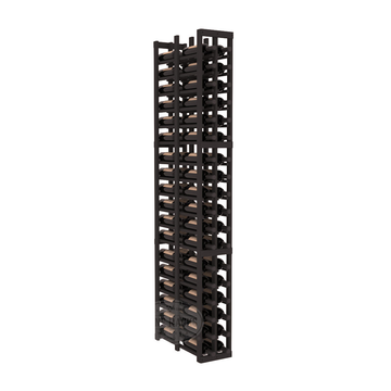 InstaCellar - 2 Column Double Deep Rack in Ponderosa Pine Black stained without WineSafe™ Satin Sealant