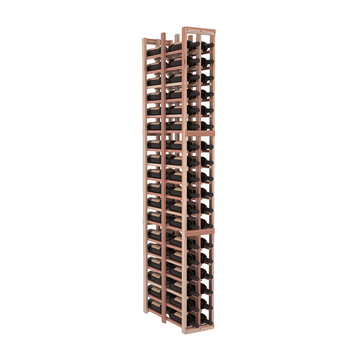 InstaCellar - 2 Column Double Deep Rack in Premium Redwood Unstained with WineSafe™ Satin Sealant