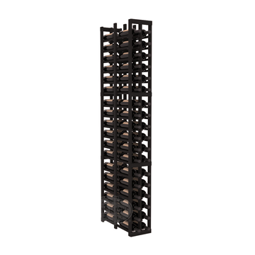 InstaCellar - 2 Column Double Deep Rack in Premium Redwood Black stained without WineSafe™ Satin Sealant