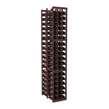 InstaCellar - 3 Column Double Deep Rack in Knotty Alder Walnut stained without WineSafe™ Satin Sealant