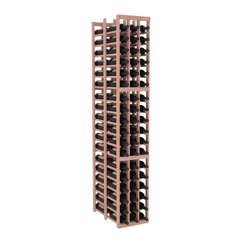 InstaCellar - 3 Column Double Deep Rack in Grand Mahogany Unstained without WineSafe™ Satin Sealant