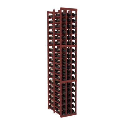 InstaCellar - 3 Column Double Deep Rack in Grand Mahogany Cherry stained without WineSafe™ Satin Sealant