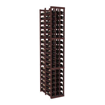 InstaCellar - 3 Column Double Deep Rack in Grand Mahogany Walnut stained without WineSafe™ Satin Sealant