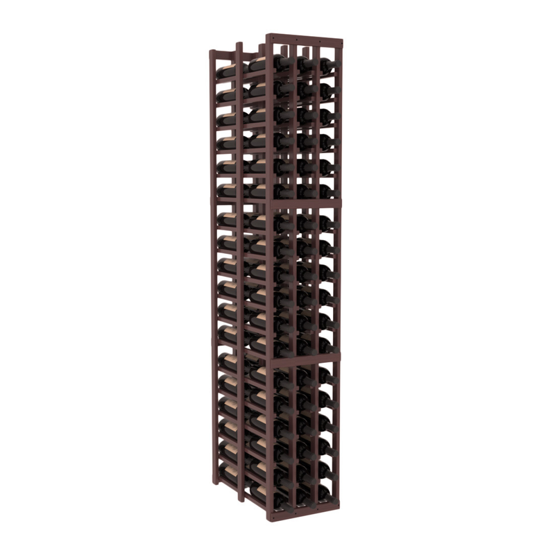 InstaCellar - 3 Column Double Deep Rack in Grand Mahogany Walnut stained with WineSafe™ Satin Sealant