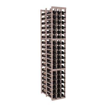 InstaCellar - 3 Column Double Deep Rack in Grand Mahogany Greywash stained without WineSafe™ Satin Sealant