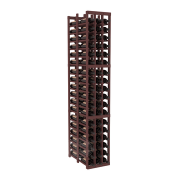 InstaCellar - 3 Column Double Deep Rack in Ponderosa Pine Walnut stained without WineSafe™ Satin Sealant