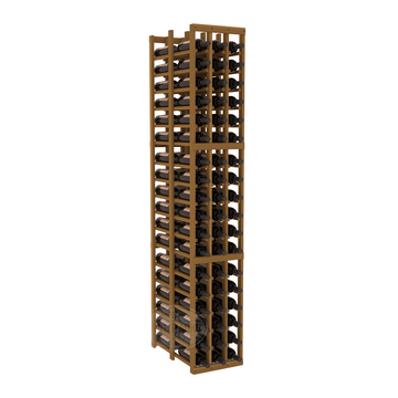 InstaCellar - 3 Column Double Deep Rack in Premium Redwood Oak stained without WineSafe™ Satin Sealant