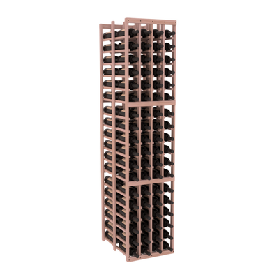 InstaCellar - 4 Column Double Deep Rack in Grand Mahogany Unstained without WineSafe™ Satin Sealant