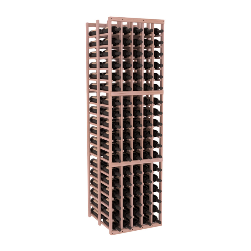 InstaCellar - 5 Column Double Deep Rack in Grand Mahogany Unstained without WineSafe™ Satin Sealant