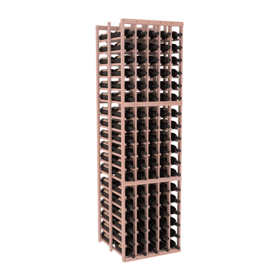 InstaCellar - 5 Column Double Deep Rack in Grand Mahogany Unstained with WineSafe™ Satin Sealant
