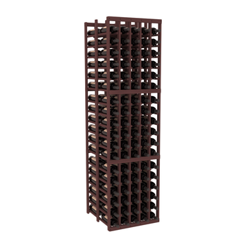 InstaCellar - 5 Column Double Deep Rack in Grand Mahogany Walnut stained without WineSafe™ Satin Sealant