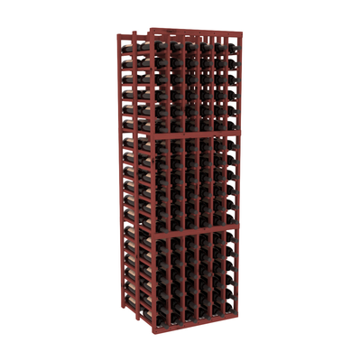 InstaCellar - 6 Column Double Deep Rack in Knotty Alder Cherry stained without WineSafe™ Satin Sealant