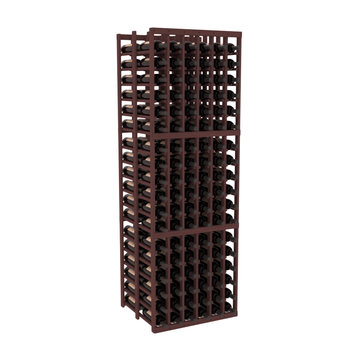 InstaCellar - 6 Column Double Deep Rack in Grand Mahogany Walnut stained without WineSafe™ Satin Sealant