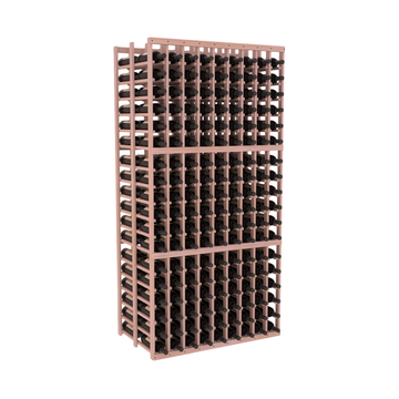 InstaCellar - 9 Column Double Deep Rack in Grand Mahogany Unstained without WineSafe™ Satin Sealant