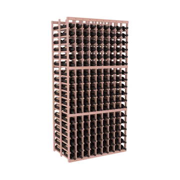 InstaCellar - 9 Column Double Deep Rack in Grand Mahogany Unstained with WineSafe™ Satin Sealant