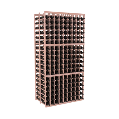 InstaCellar - 9 Column Double Deep Rack in Grand Mahogany Unstained with WineSafe™ Satin Sealant
