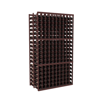 InstaCellar - 10 Column Double Deep Rack in Grand Mahogany Walnut stained without WineSafe™ Satin Sealant