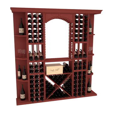 InstaCellar - Siena Wine Cellar Kit in Ponderosa Pine Cherry stained without WineSafe™ Satin Sealant