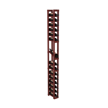 InstaCellar - 1 Column Display Row Rack in Knotty Alder Cherry stained without WineSafe™ Satin Sealant