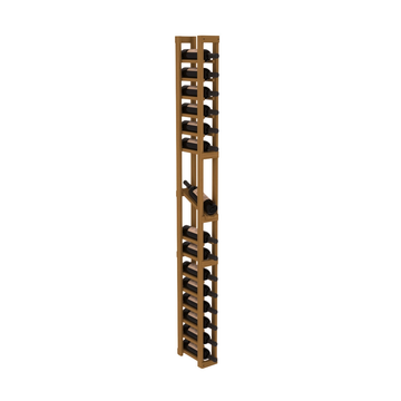 InstaCellar - 1 Column Display Row Rack in Grand Mahogany Oak stained without WineSafe™ Satin Sealant