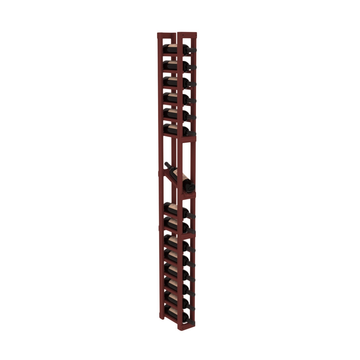 InstaCellar - 1 Column Display Row Rack in Grand Mahogany Cherry stained without WineSafe™ Satin Sealant