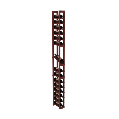InstaCellar - 1 Column Display Row Rack in Grand Mahogany Cherry stained without WineSafe™ Satin Sealant