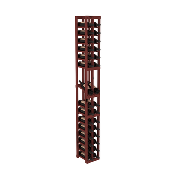 InstaCellar - 2 Column Display Row Rack in Knotty Alder Cherry stained without WineSafe™ Satin Sealant