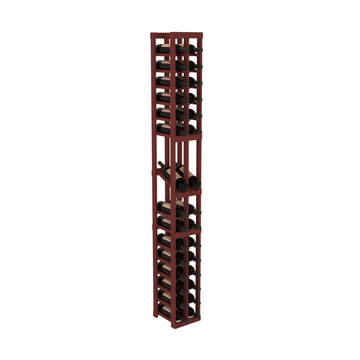 InstaCellar - 2 Column Display Row Rack in Grand Mahogany Cherry stained without WineSafe™ Satin Sealant