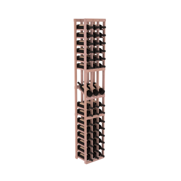 InstaCellar - 3 Column Display Row Rack in Grand Mahogany Unstained without WineSafe™ Satin Sealant