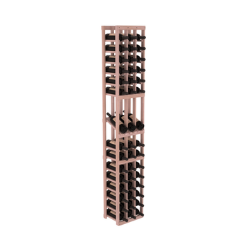 InstaCellar - 3 Column Display Row Rack in Grand Mahogany Unstained with WineSafe™ Satin Sealant