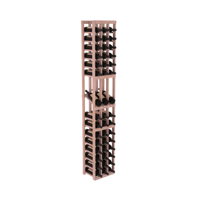 InstaCellar - 3 Column Display Row Rack in Grand Mahogany Unstained with WineSafe™ Satin Sealant
