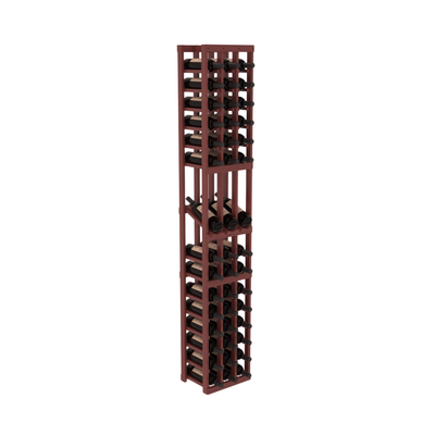 InstaCellar - 3 Column Display Row Rack in Grand Mahogany Cherry stained with WineSafe™ Satin Sealant