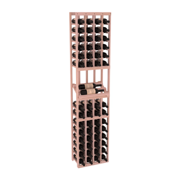 InstaCellar - 4 Column Side Display Row Rack in Grand Mahogany Unstained without WineSafe™ Satin Sealant