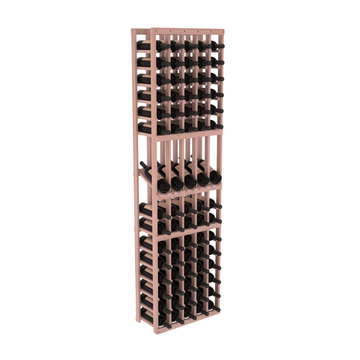 InstaCellar - 5 Column Display Row Rack in Grand Mahogany Unstained with WineSafe™ Satin Sealant