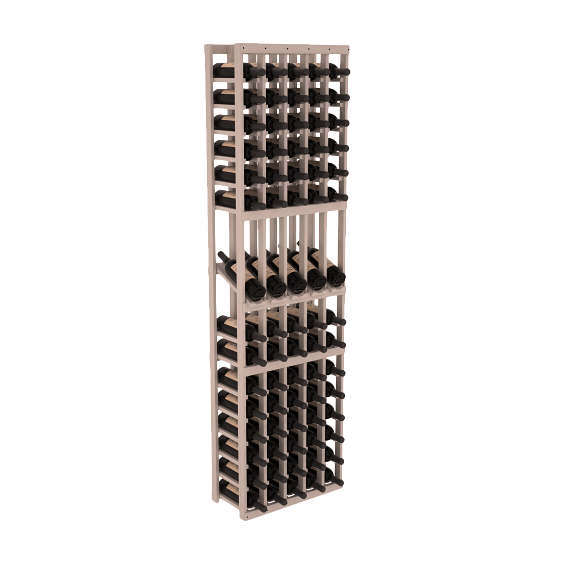 5 Column Display Row Wine Cellar Rack | Display Your Best Vintages ...