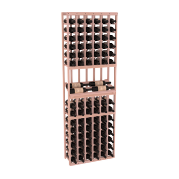 InstaCellar - 6 Column Side Display Row Rack in Grand Mahogany Unstained without WineSafe™ Satin Sealant